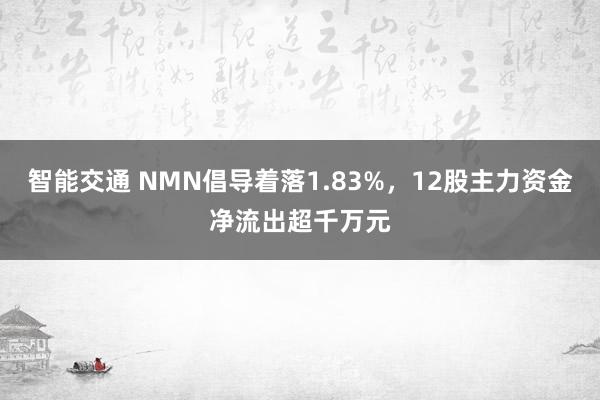 智能交通 NMN倡导着落1.83%，12股主力资金净流出超千万元