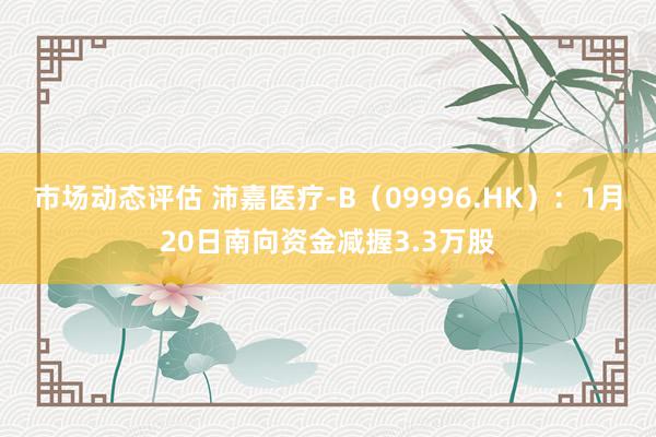 市场动态评估 沛嘉医疗-B（09996.HK）：1月20日南向资金减握3.3万股